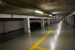 plan cul dans un parking sous terrain à Bordeaux